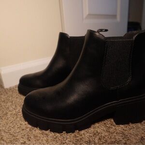 Black Heeled Ankle Boots